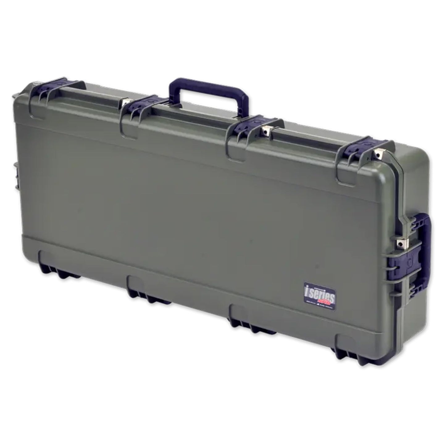 SKB Cases Waterproof Double Bow/Short Case - OD Green, Durable Transport Solution with Inline Wheels, Secure & Protective, 40x16x5.5 Inches