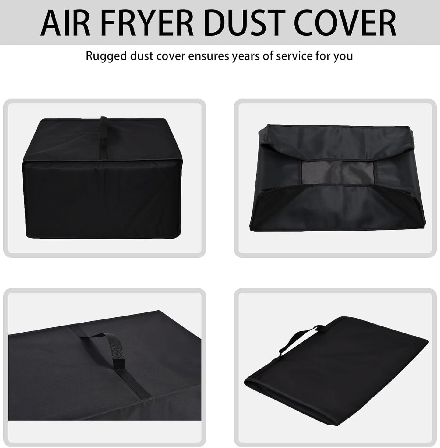 Air Fryer Cover Heavy Duty Heat-resistant Waterproof Dust Protective Case for Chefman 12-Quart Air Fryer