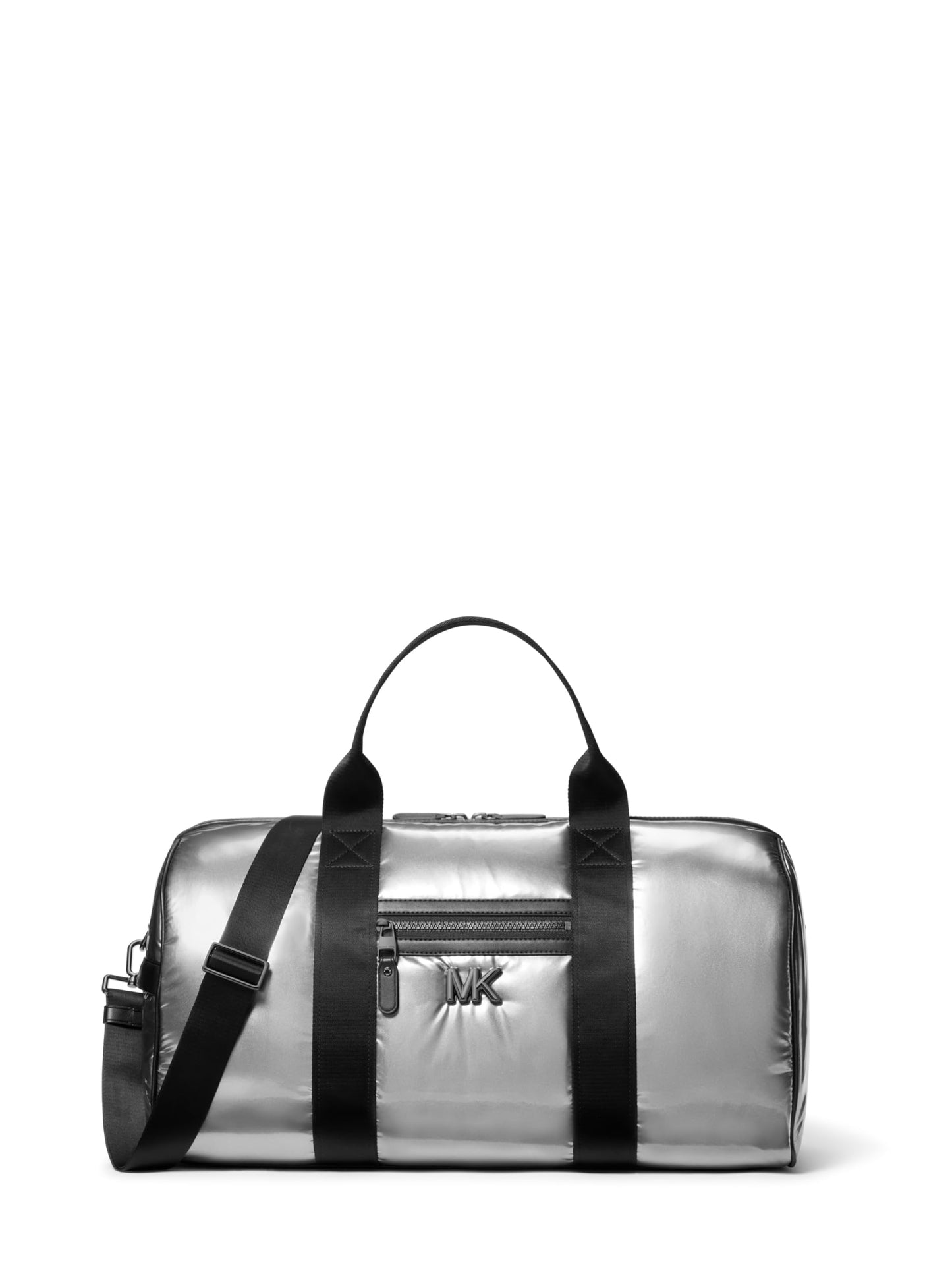 Michael Kors Brooklyn Flight Duffle Bag, Gunmetal Hardware/Gunmetal
