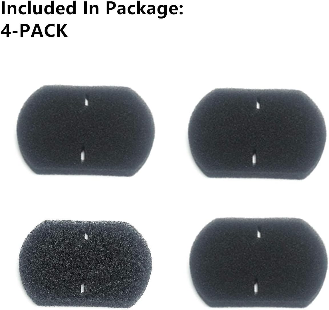 Vacuum Sponges Filter Replacement for Bissell 3-in-1 Stick Cleaner, Fits Model 2030 2033 2033M 20336 20334 (4-Pack)