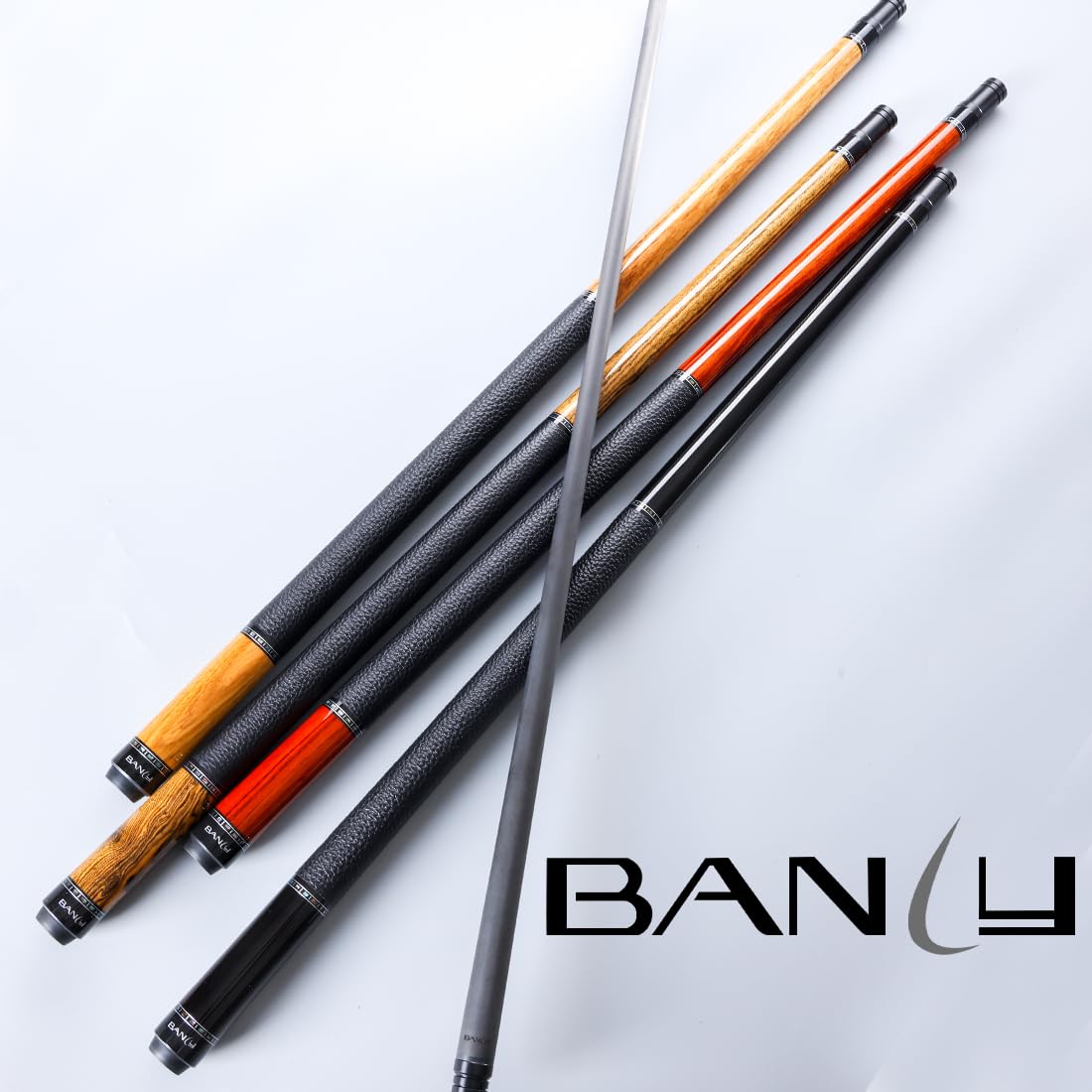 Banly Carbon Fiber Pool Cue Stick 12.5mm Time Crystal Tip, Low Deflection Pool Cue Professional Billiard Cue Sticks with Ebony Wood Butt Gift Box