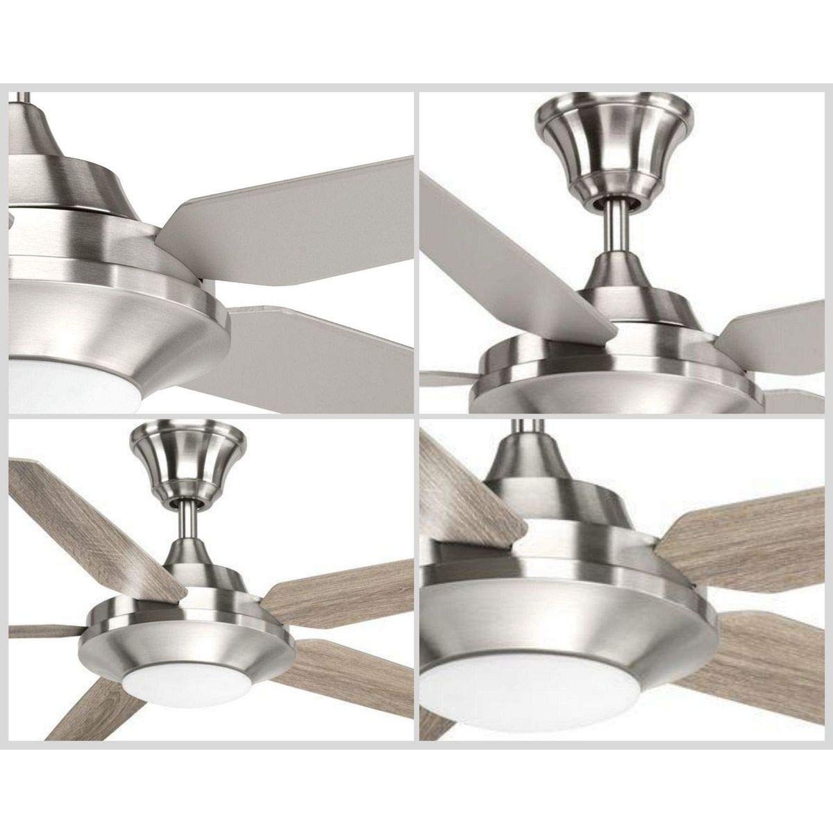 Progress Lighting Signature Plus II Collection 54'' LED Five Blade Fan