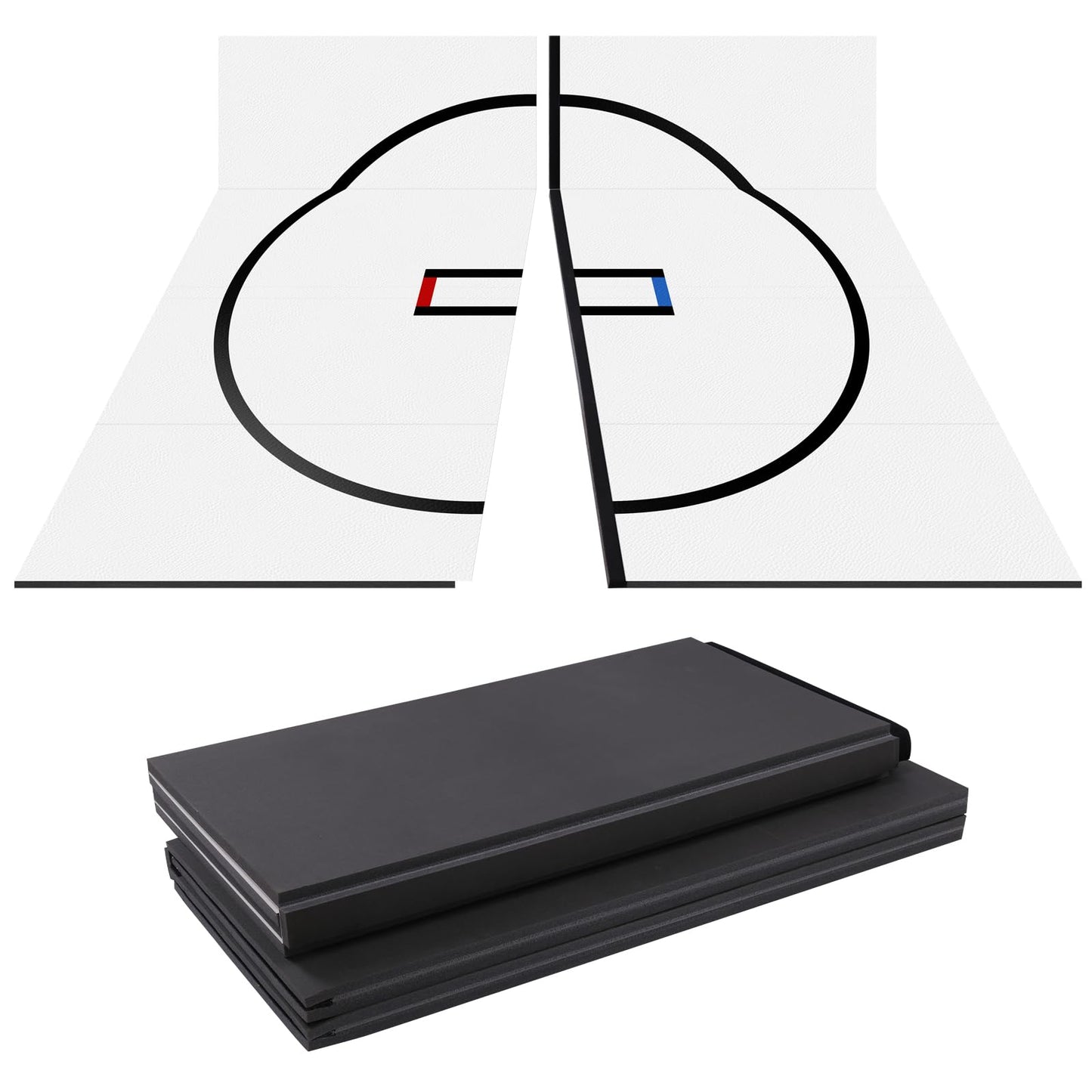 Flexi-Roll Wrestling Mat for Home, 118.11inch Roll-Up BJJ Judo MMA Jiu Jitsu Yoga Martial Arts Mat, Portable Training Floor for Gym, Grappling & Workout