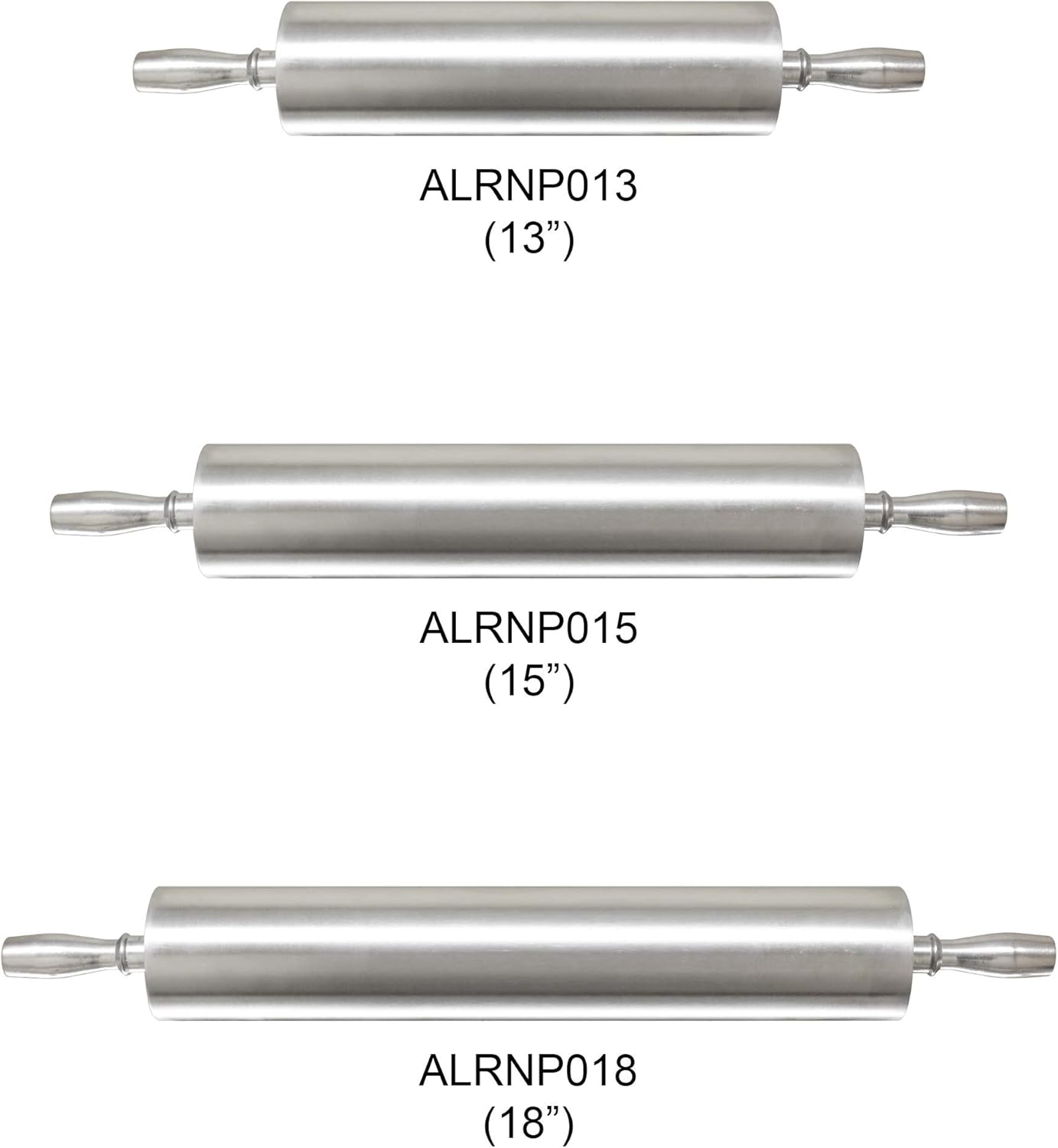 Thunder Group ALRNP018 Rolling Pin, 18", 3-1/2" Dia. Barrel