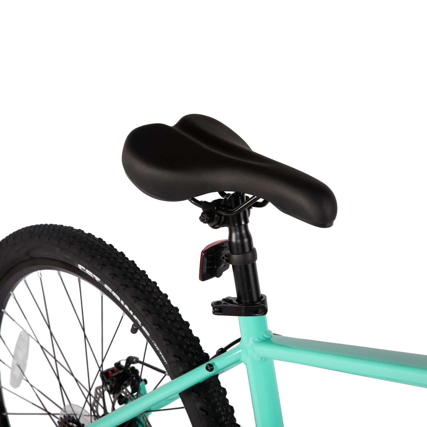 HH HILAND 27.5 Inch Mens and Womens Mountain Bike, 21 Speed Mountain Bicycle with Dual Disc Brake, Front Suspension Fork, High Carbon Steel Frame Urban Commuter Bike for Adults, Green