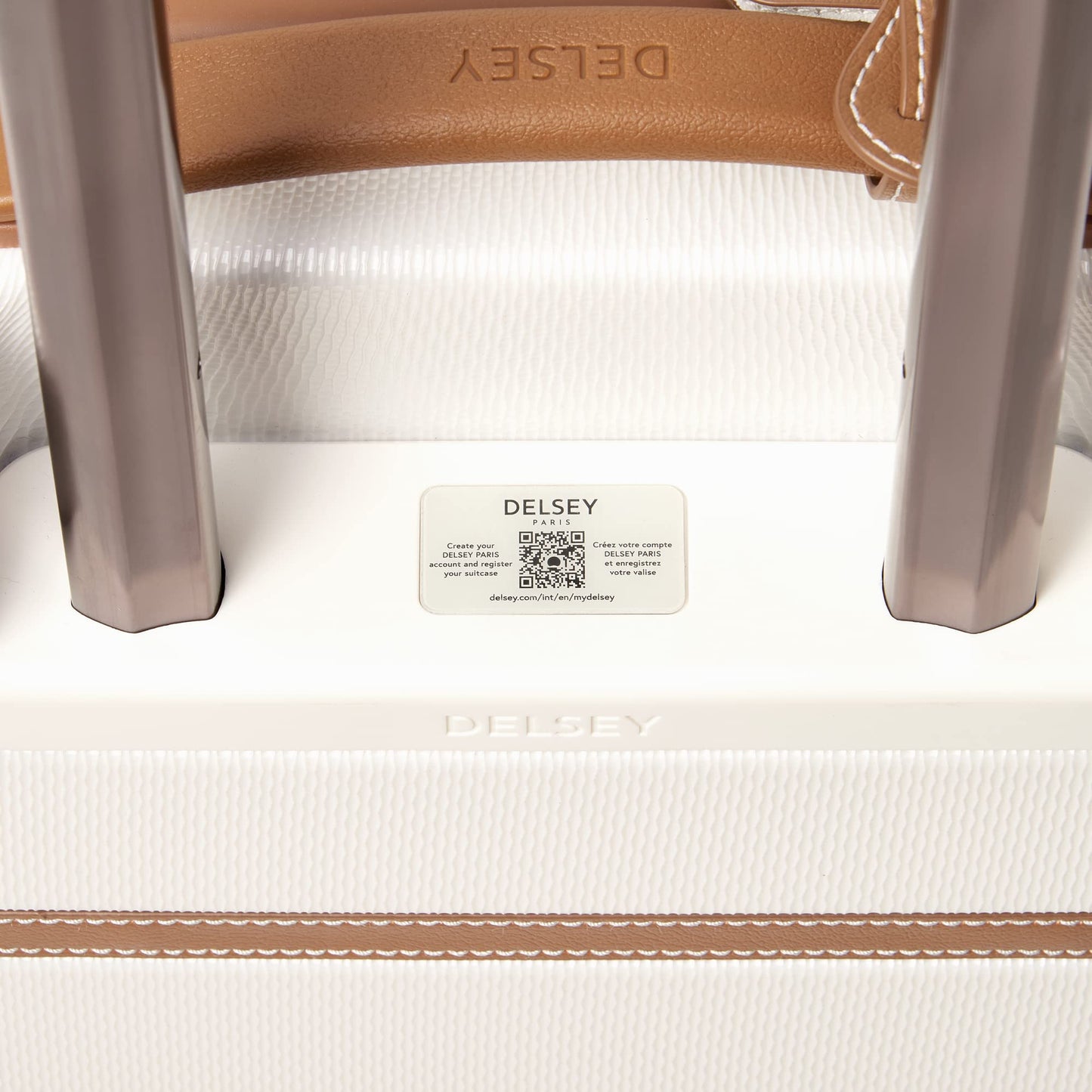 DELSEY PARIS Chatelet Air 2.0 Hardside Luggage with Spinner Wheels, Angora, 3 Piece Set, (19/24/28)