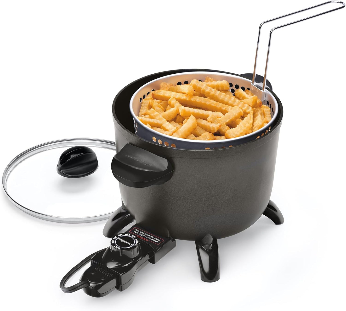 Presto 06006 Kitchen Kettle Multi-Cooker/Steamer, Black