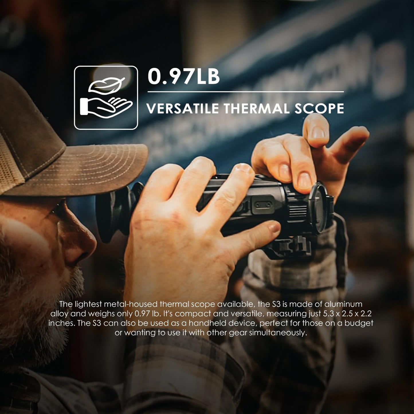 RIX Storm-S3 12um 384 Thermal Scope 35mm Thermal Imaging RifleScope, 50Hz Refresh Rate, Thermal Scope with 1968 Yards Detection Range and 3.5x-14.0X Magnification, 0.97lb