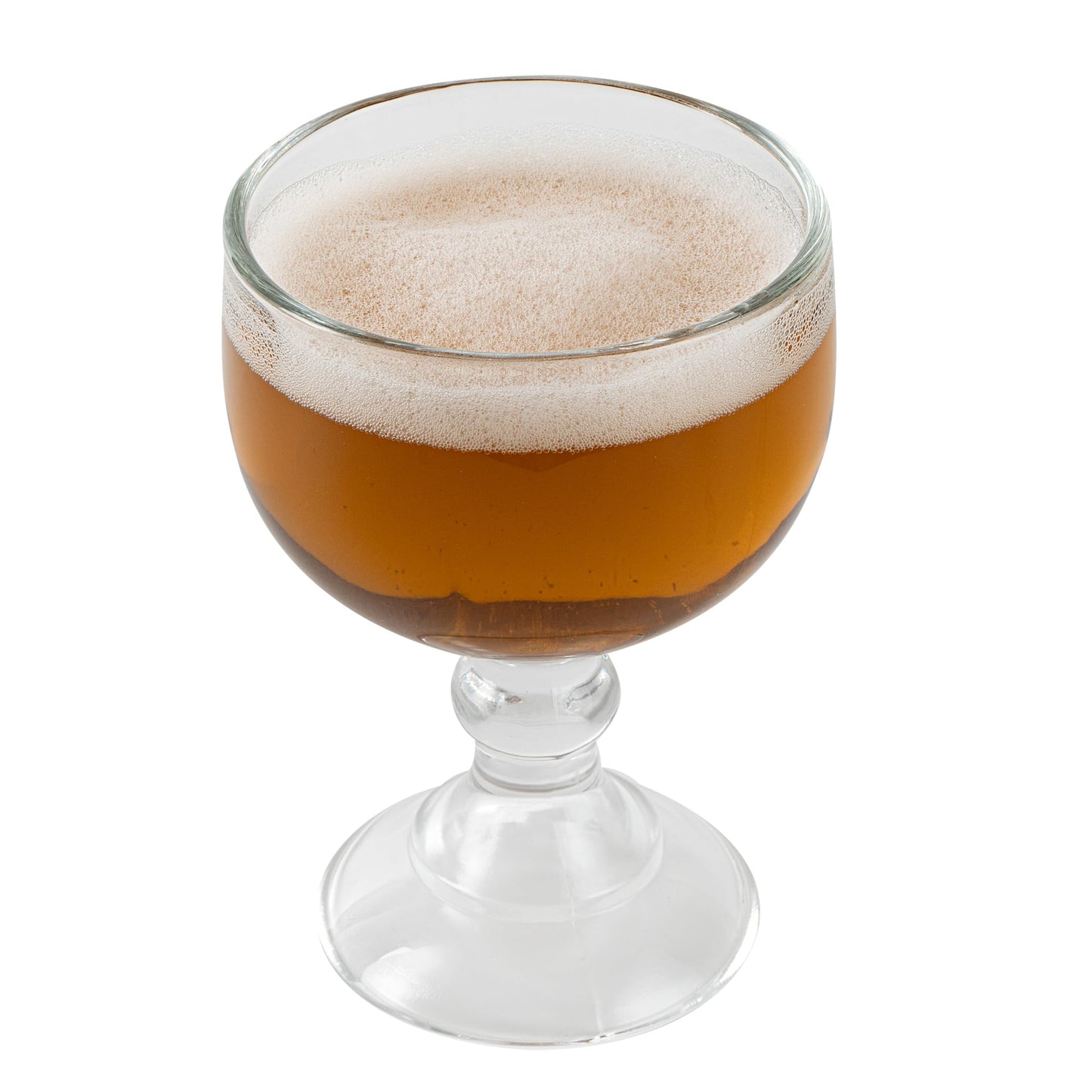 Restaurantware-Vetri 18 Ounce Schooner Beer Glasses, 6 Stemmed Shrimp Cocktail Glasses - No Lead, Dishwashable, Clear Glass Goblets, Suitable For Coronitas, Margaritas, Tequila, Or Whiskey Sour