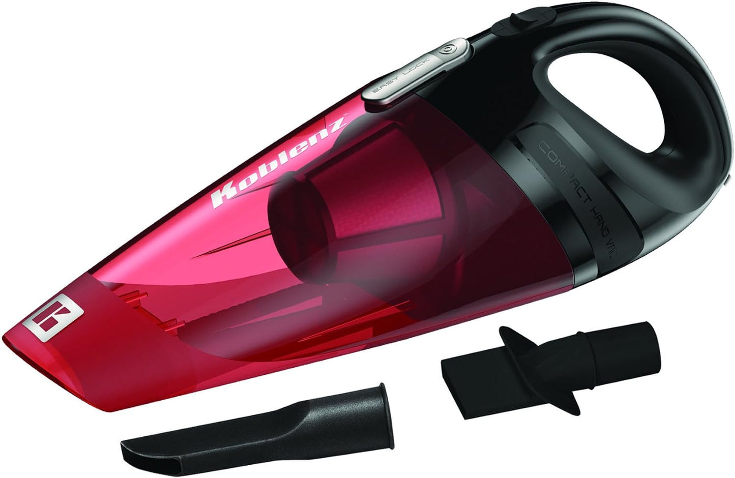 Koblenz 00-5644-0 HV-12 KG3 Corded Hand Vac, 120-Volt, Black/Red