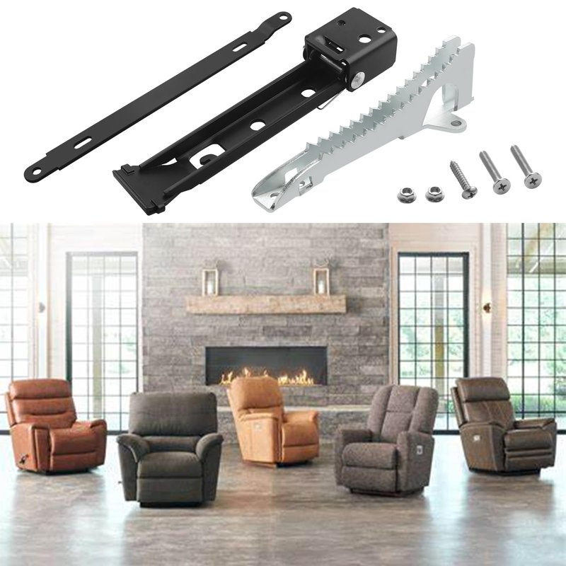 Niahm Threaded Ratchet and Pawl Complete Recliner Replacement Set for La-Z-Boy/Lazyboy Rocker Recliners and Swivel Armchairs, Replacement Part for Lazyboy Recliner Rocker Ratchet