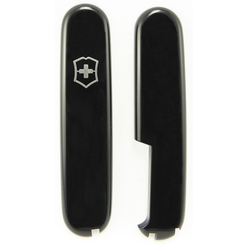 Victorinox Genuine PLUS plastic covers - 91mm scales with extra pen slot (Black)