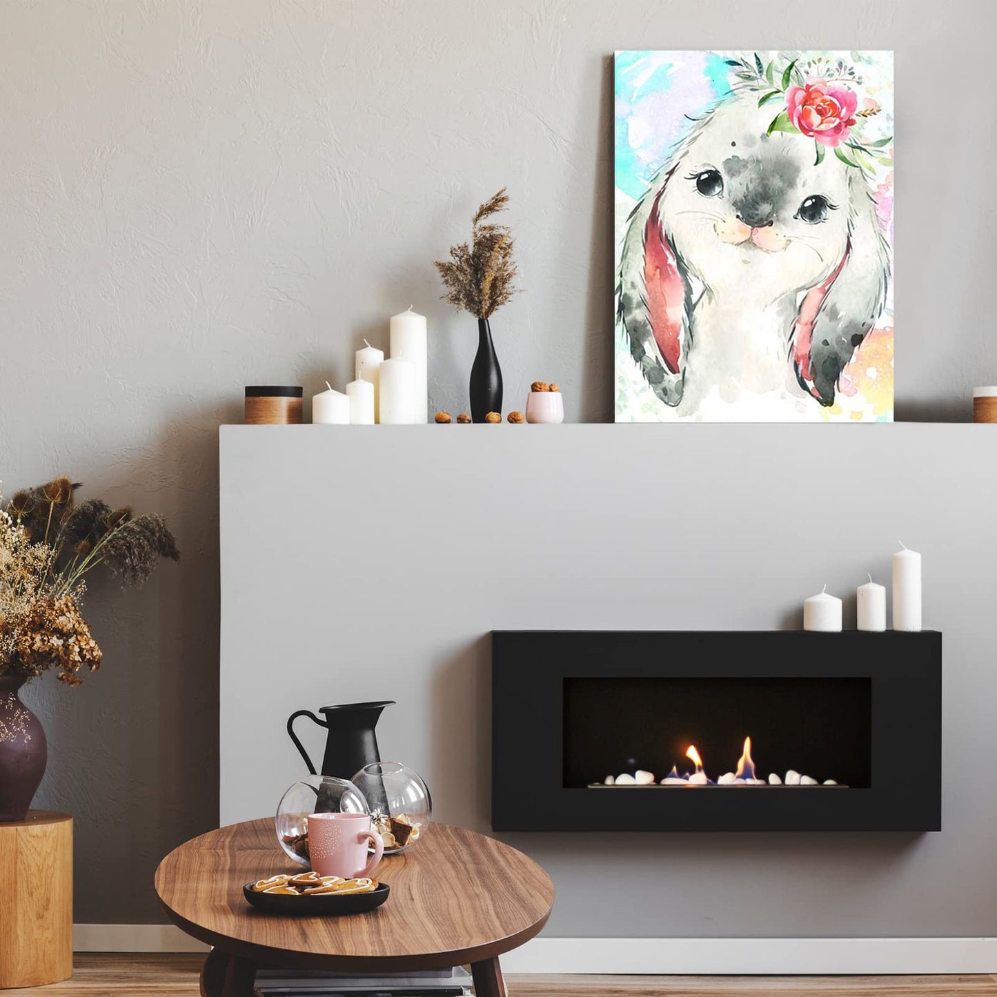 Containlol 6 Pcs Diamond Art Kits for Kids Cute Animals DIY Diamonds Art for Adults Beginners 5d Full Round Drill Diamond Painting Kit for Gift Home Wall Decor 14 X10 Inch
