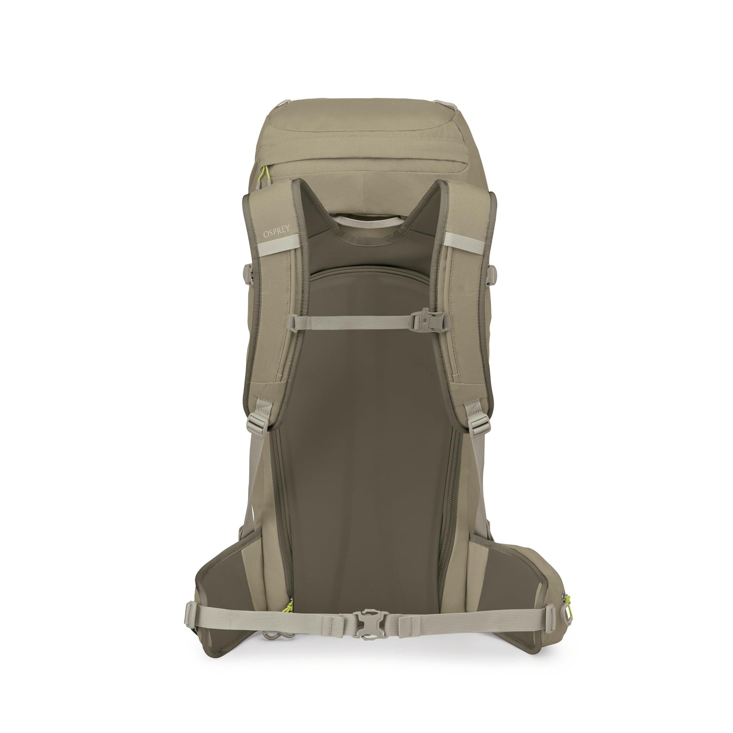 Osprey Soelden 45L Ski and Snowboard Backpack - High-Volume Backcountry Snow Pack for Men - Hut Trip Ready - Helmet Carry - Made with 100% Recycled Nylon, Olive Tan
