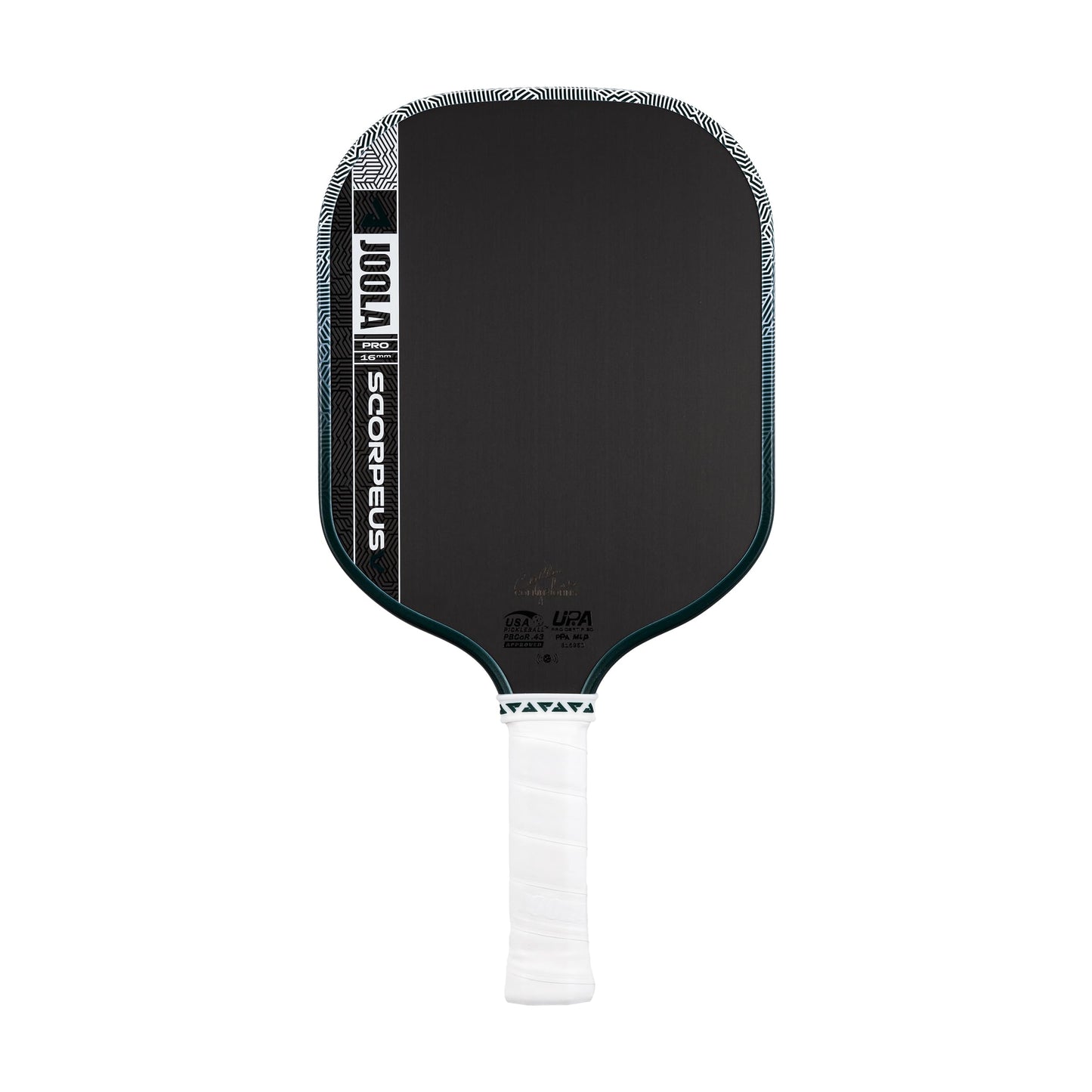 JOOLA Pro V Pickleball Paddle - 14mm/16mm - Raw Carbon Fiber Textured Surface - Enhanced Frame & Propulsion Core, USAPA & UPA-A Certified, NFC Chip Enabled, Premium Control & Lightweight Performance