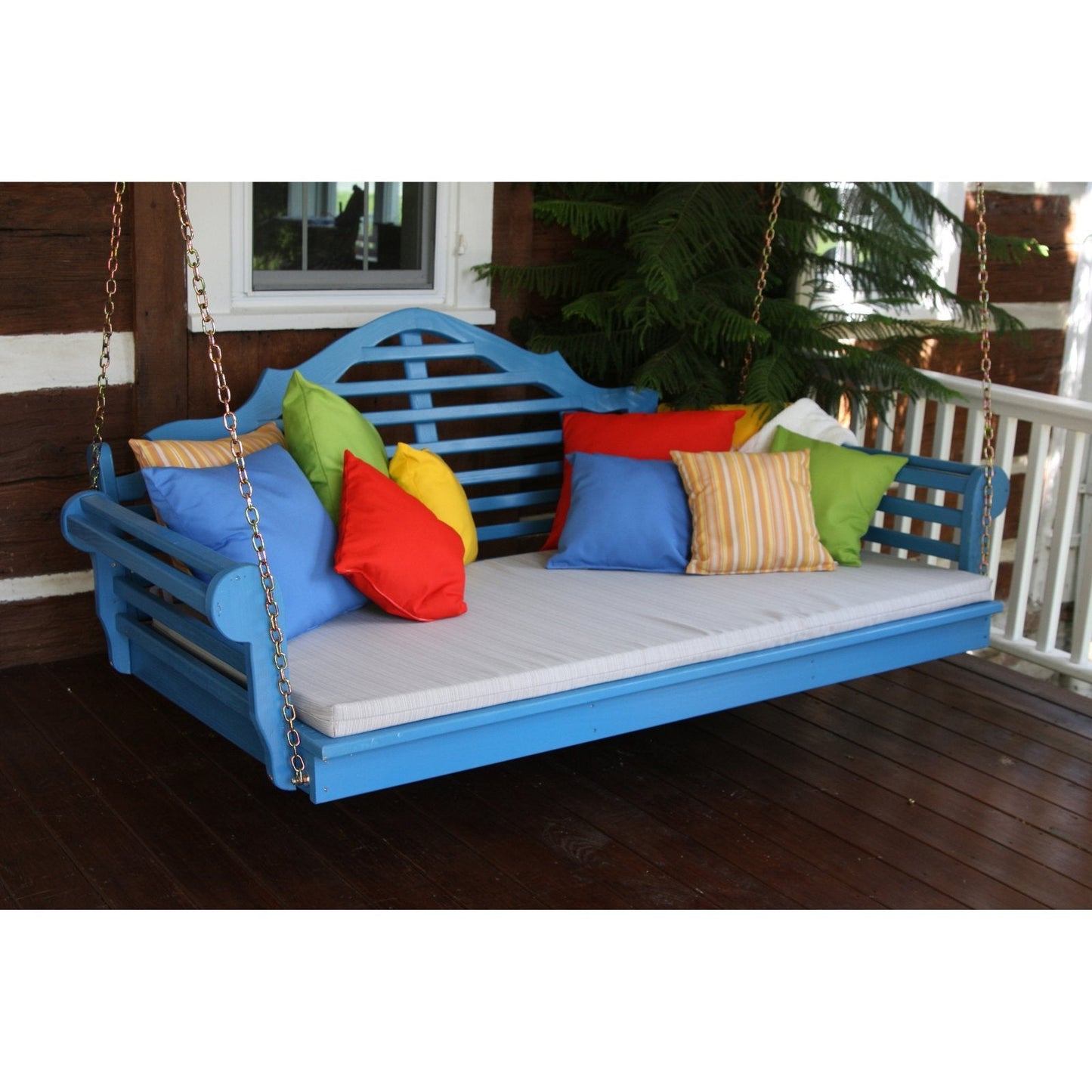 A & L Furniture 423-CYP Canary Yellow Pine Marlboro Swing Bed, 6',
