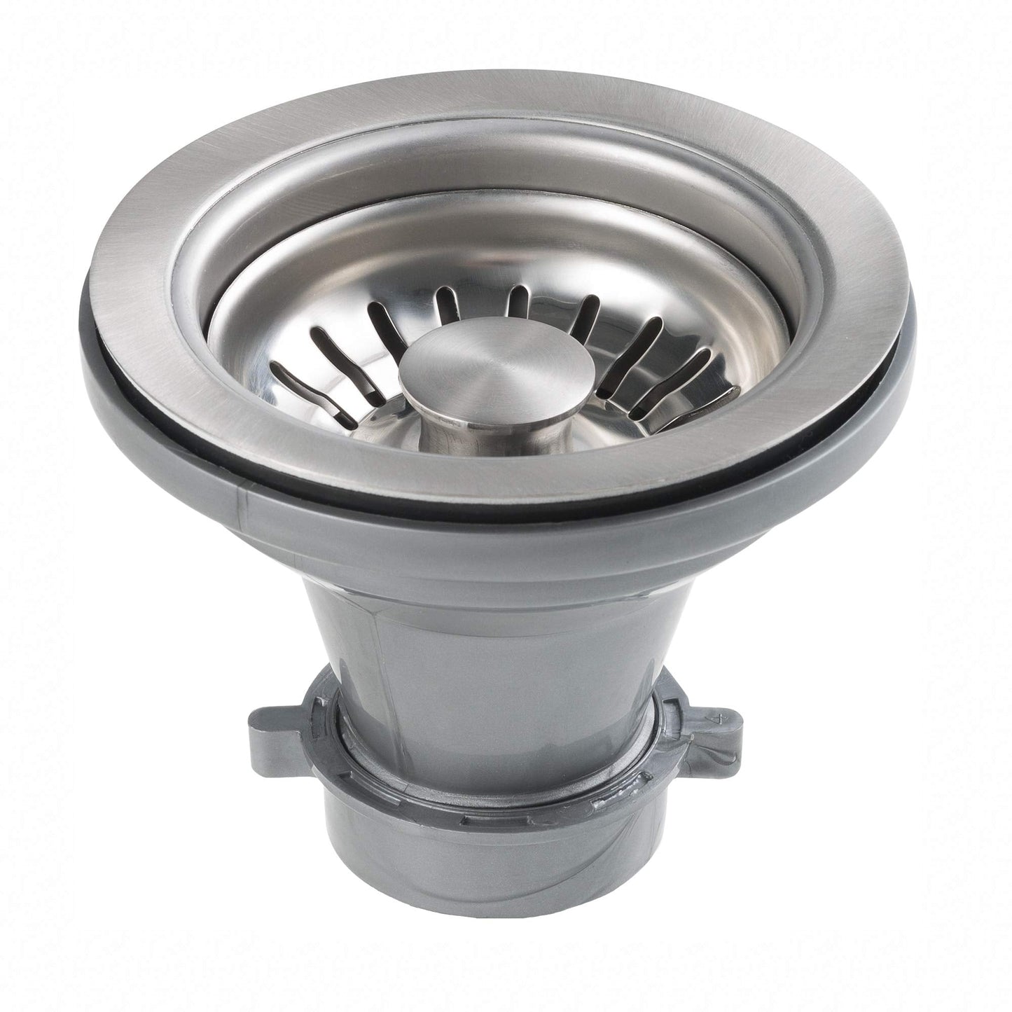 Kraus Kitchen Sink Stainless Steel Drain Assembly with Strainer, Fits Standard 3.5 in. or 4 in. Drain Openings