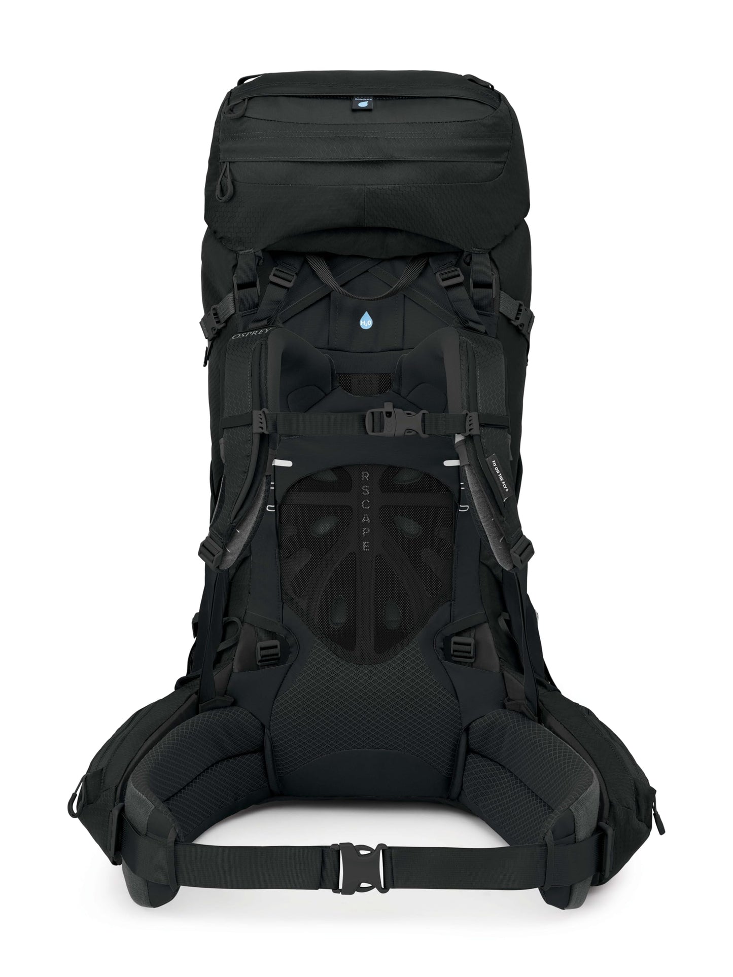 Osprey Aether 65L Men's Backpacking Backpack, Black, L/XL, Extended Fit