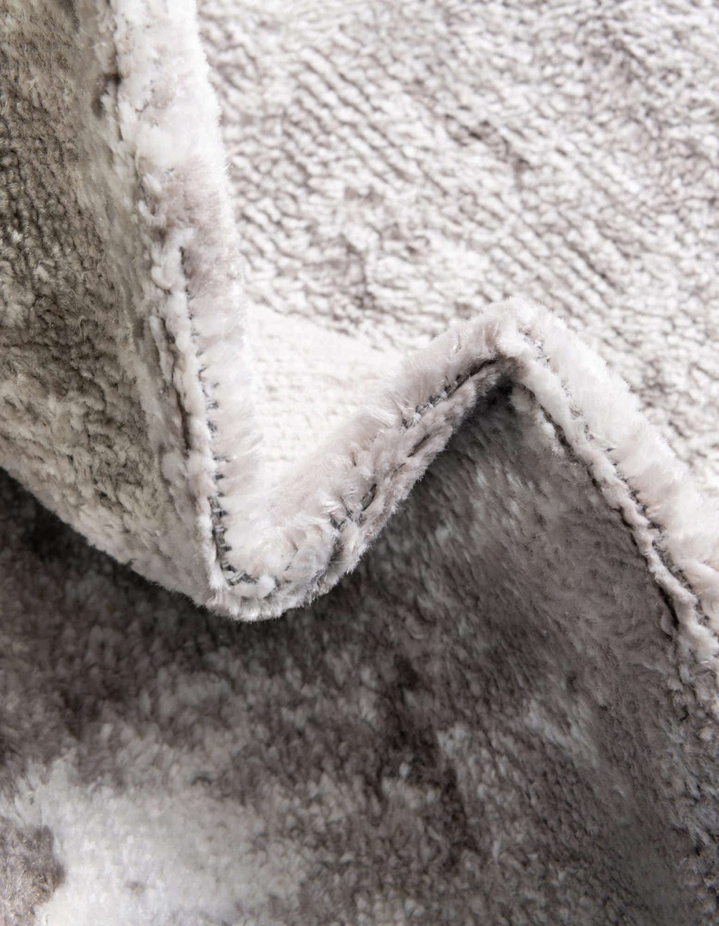 Unique Loom Eos Collection Area Rug - Borealis (10' x 13' Rectangle, Stone Gray/ Ivory)