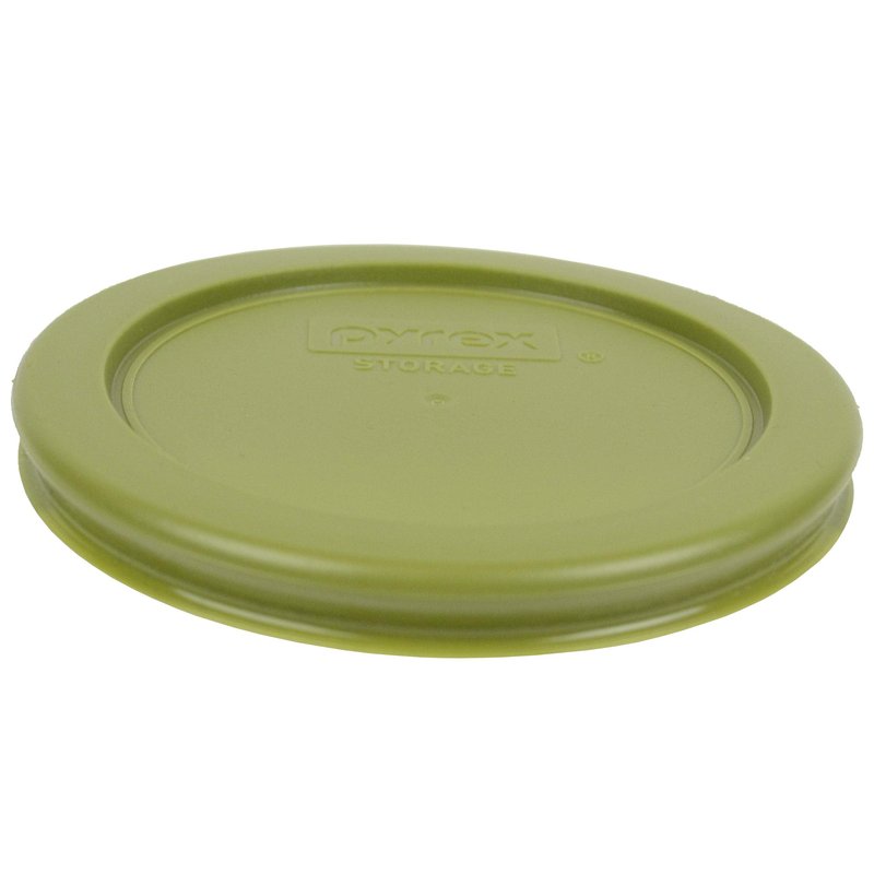 Pyrex 7202-PC 1-Cup Olive Green, 7200-PC 2-Cup Butter Yellow, & 7201-PC 4-Cup Thistle Purple Food Storage Replacement Lids - Made in USA