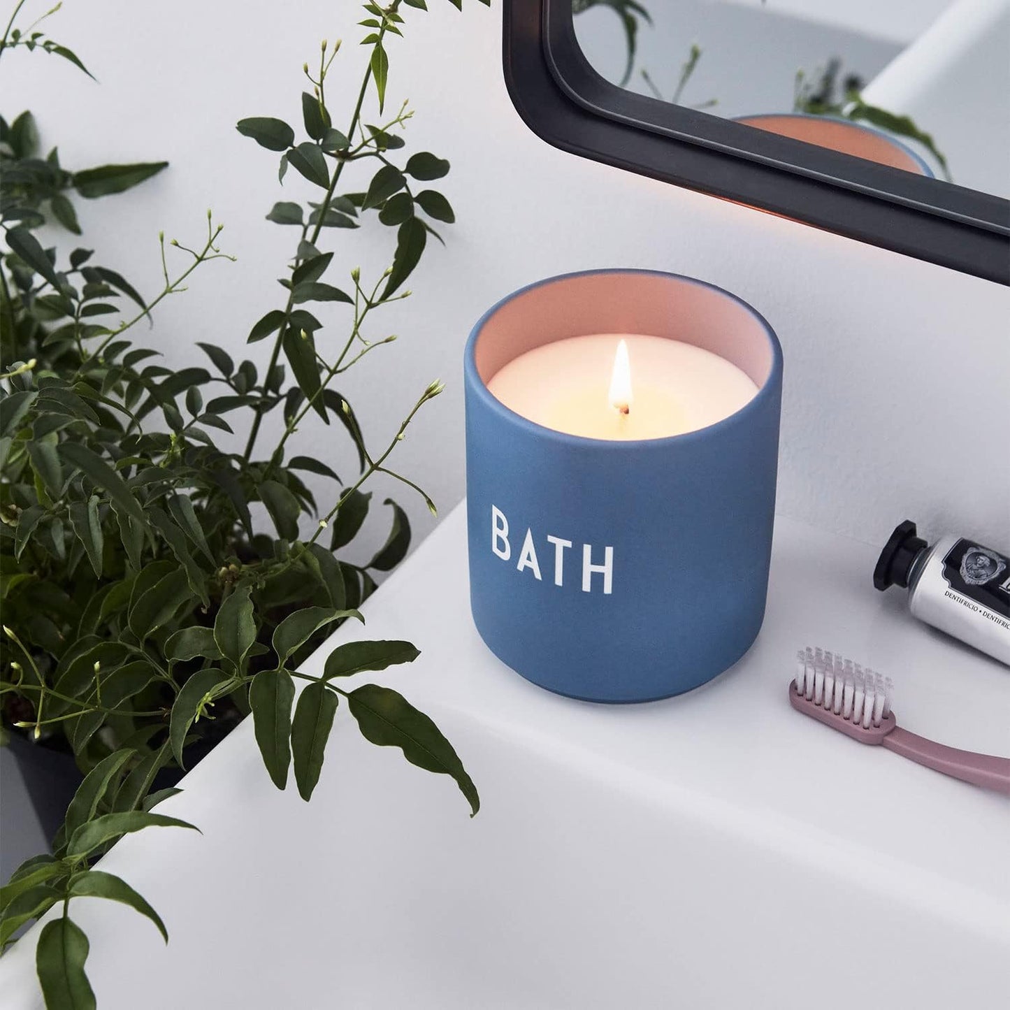 Design Letters Scented Candle Large 16 Oz, Soy Wax Wick Candles, Luxury Fragrance Gift for Women