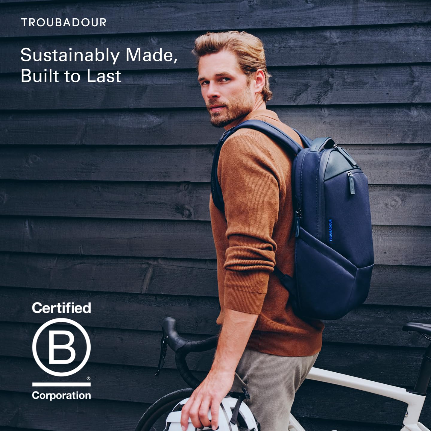 Troubadour Apex 4.0-22L Premium Laptop Backpack - Ergonomic & Water Resistant - Designed for Work and Travel - Basalt