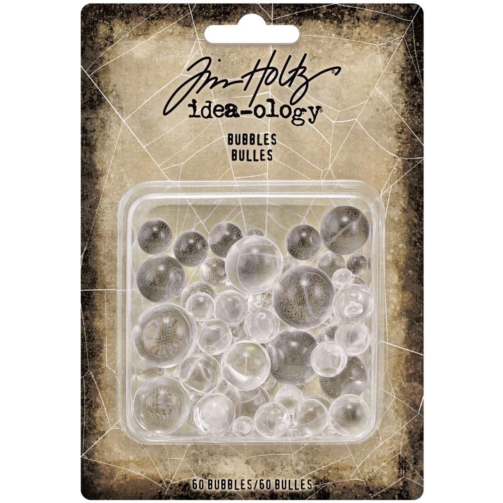 Tim Holtz Ideaology 2021 Bubbles - Bundle of 2 Packages Red,green