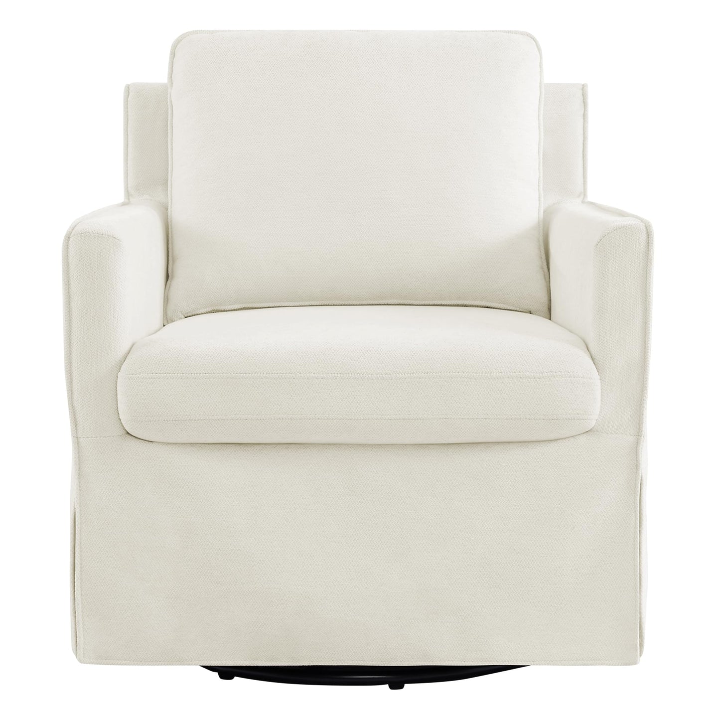 KISLOT Swivel Accent Chair Rocking Recliner 360 Degree Swivel Armchair Machine-Washable Cover for Nursery Living Room Bedroom