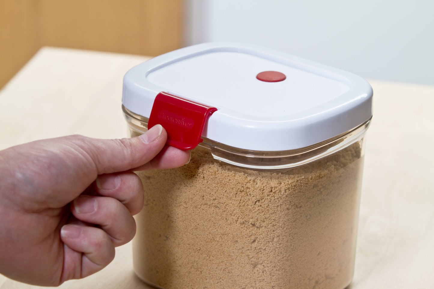 PrepSolutions Brown Sugar Keeper with Lid – 1.5-Quart Airtight Container for Moisture Control
