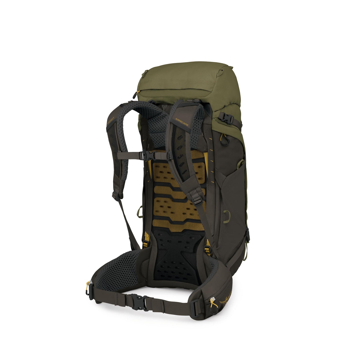 Osprey Kestrel LT 45L Men's Backpacking Backpack - Lightweight Hiking & Camping Bag with Waterproof Raincover, Moss Green
