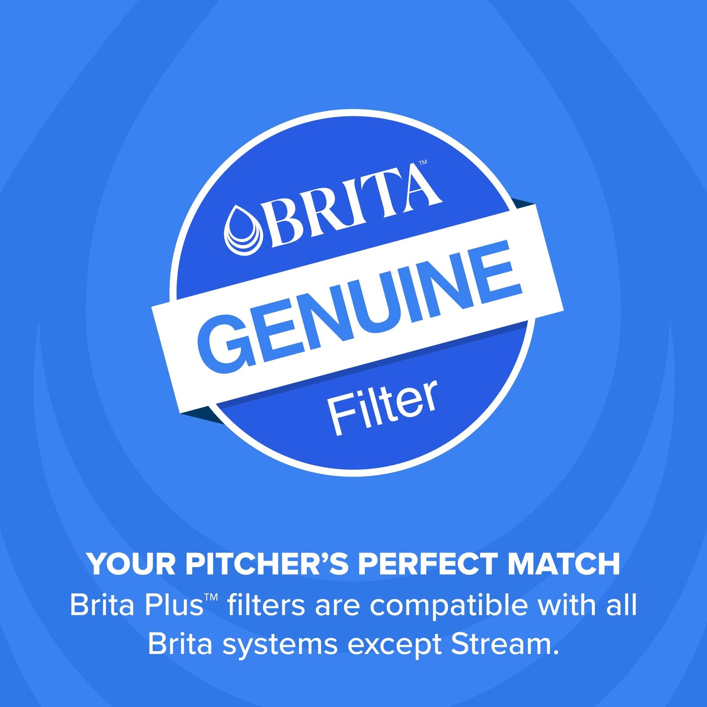 Brita Plus Water Filter, BPA-Free, High-Density Replacement Filter for Pitchers and Dispensers, Reduces 2x Contaminants*, Lasts Two Months or 40 Gallons, Includes 4 Filters