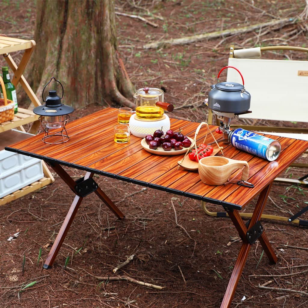 Portable Aluminum Folding Camping Table for Picnic Garden BBQ Large Size Lightweight and Durable Easy to Carry and Set Up