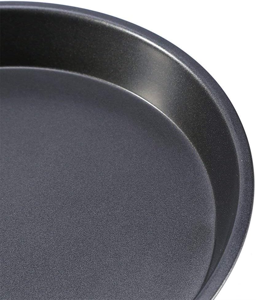Yosoo 8 Inch Carbon Steel Non-Stick Round Pizza Pan, Microwave Oven Baking Dish
