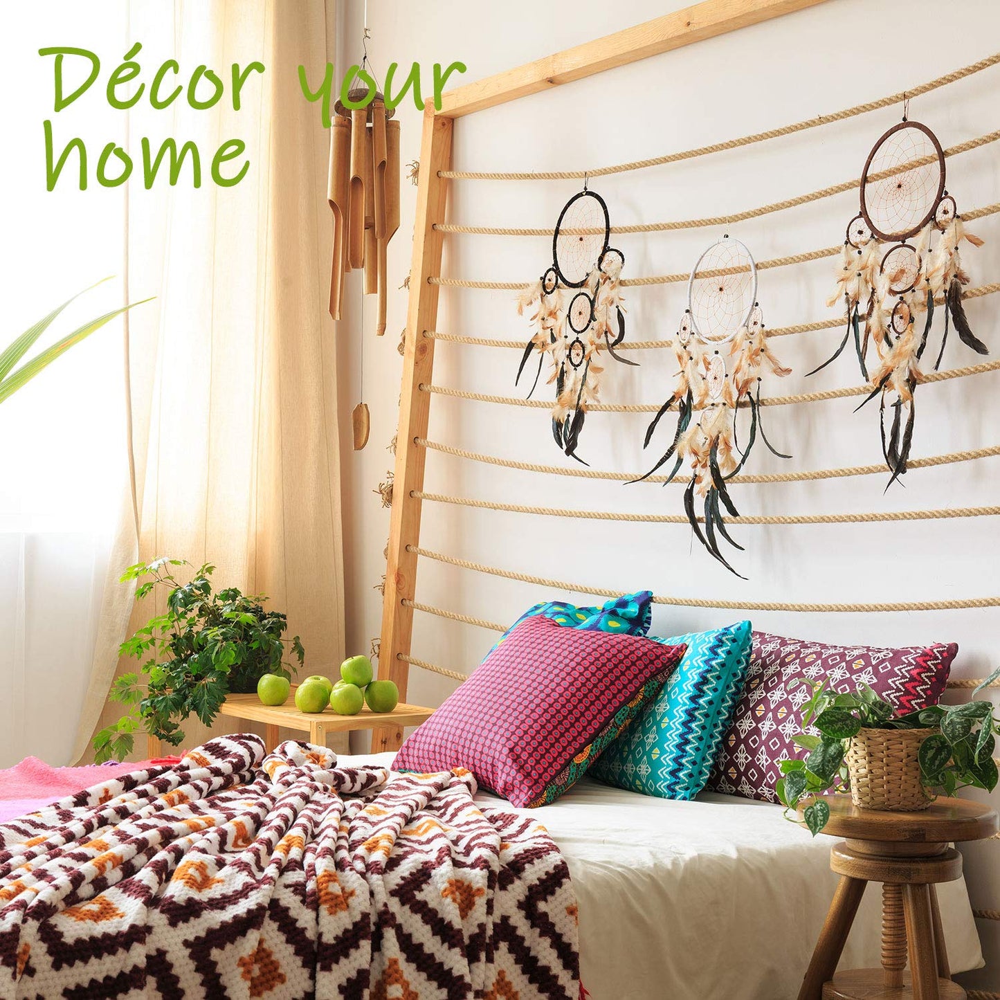Hotop Metal Rings Hoops Metal Dream Catcher Macrame Steel Craft Rings Floral Hoop for Wreaths Macrame Projects(24 Pcs,Circle)