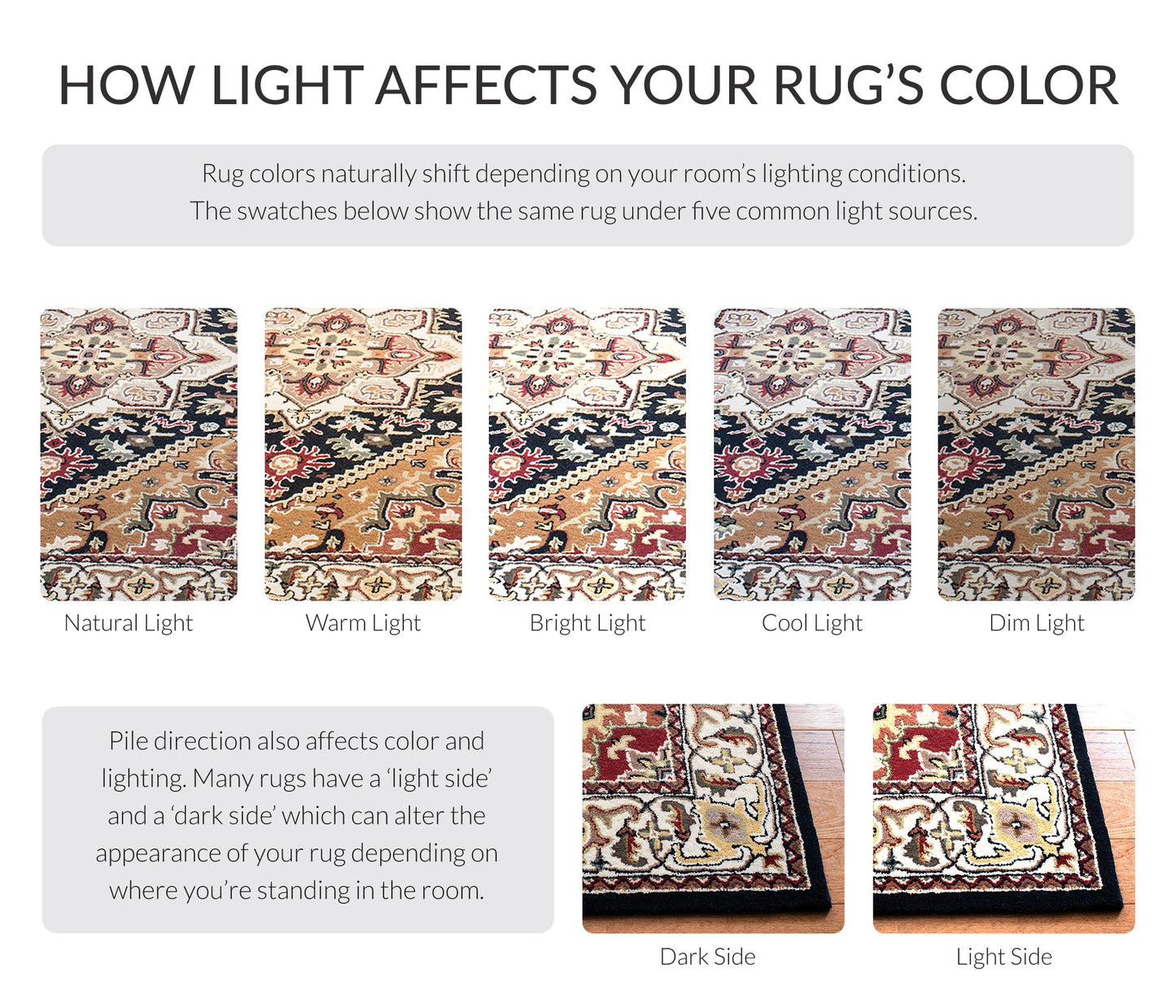 SAFAVIEH Heritage Collection Area Rug - 8' Square, Navy & Brown, Handmade Wool, Traditional Oriental Medallion Design, Ideal for Living Room, Bedroom, Dining Space (HG625T)