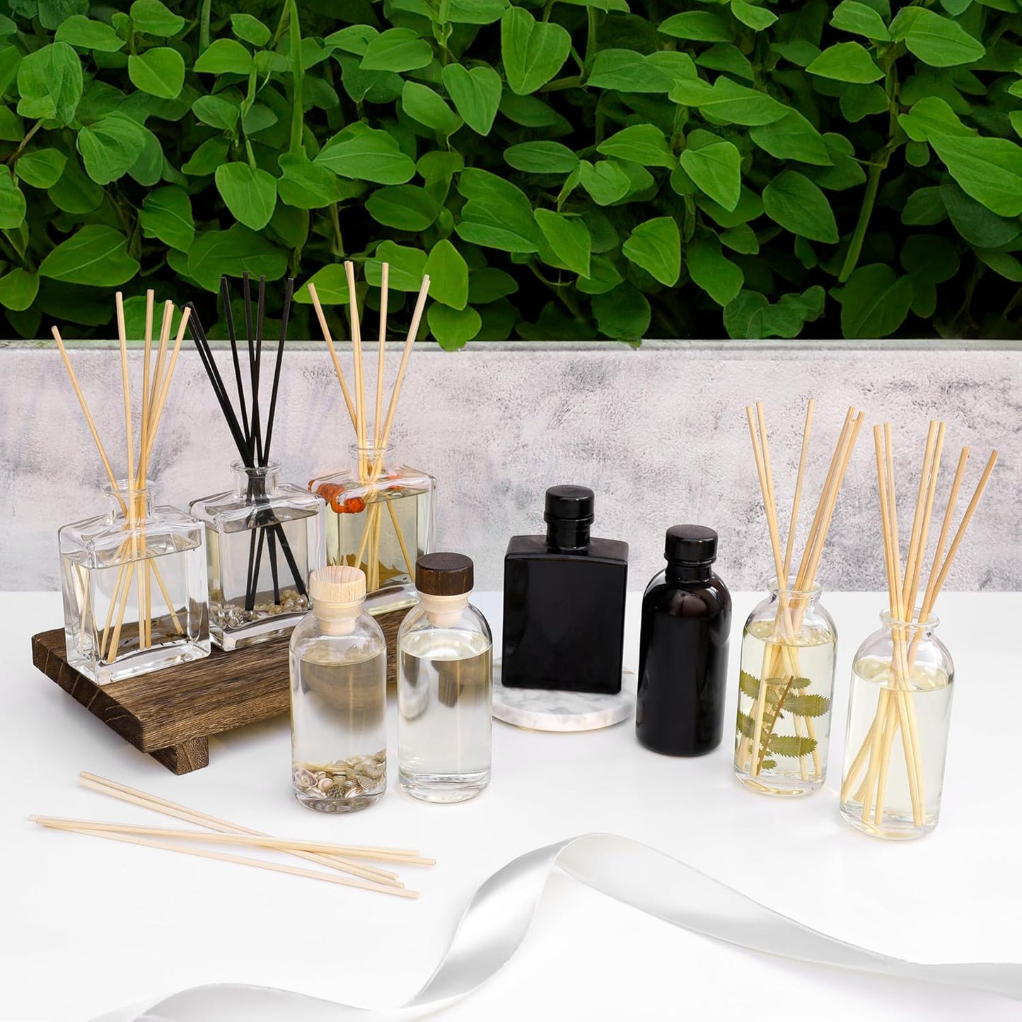 Urban Naturals Honeysuckle & Jasmine Reed Diffuser Oil Set - Long Lasting Air Freshener Made in USA