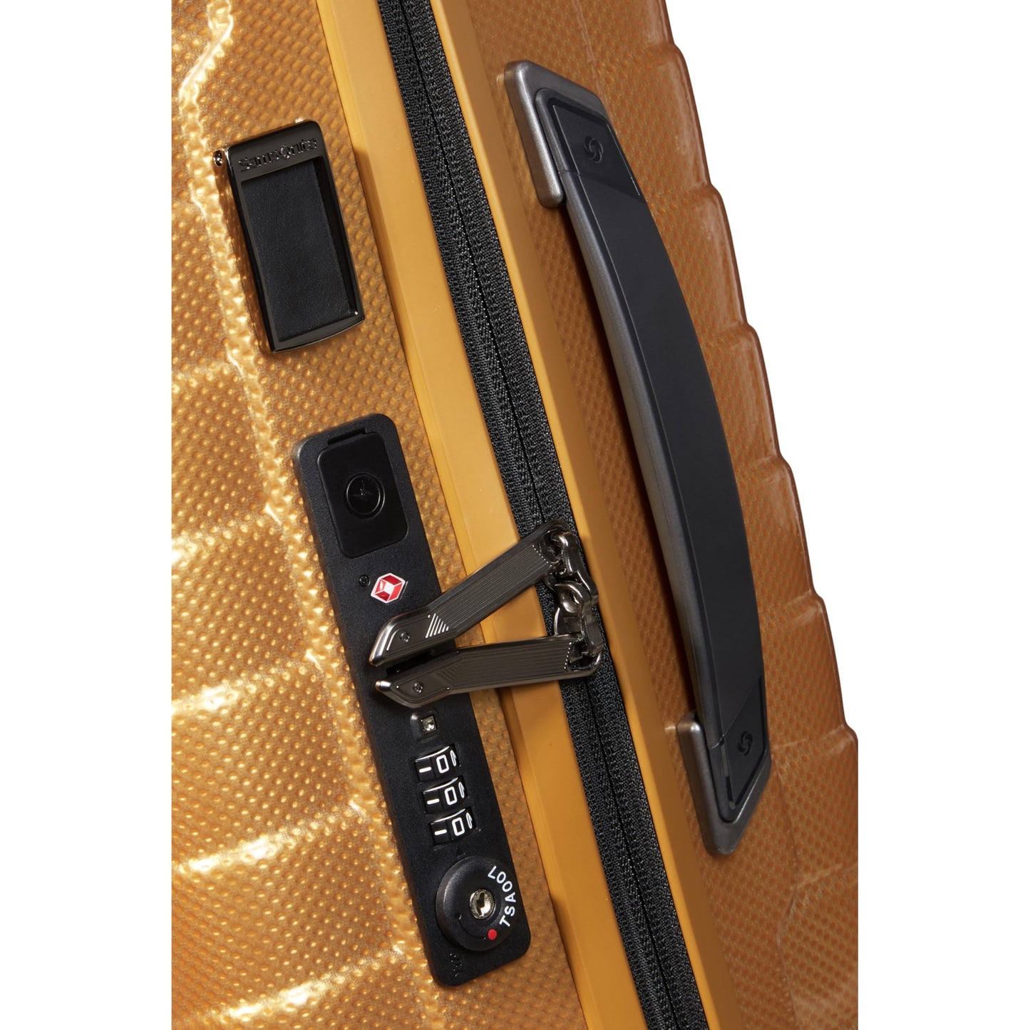 Samsonite Proxis X-Large Hardside Luggage with Dual Spinner Wheels - Innovative Roxkin™ Lightweight Shell With Ultimate Durability- Includes TSA Lock, Ergonomic Telescoping Handle - Honey Gold