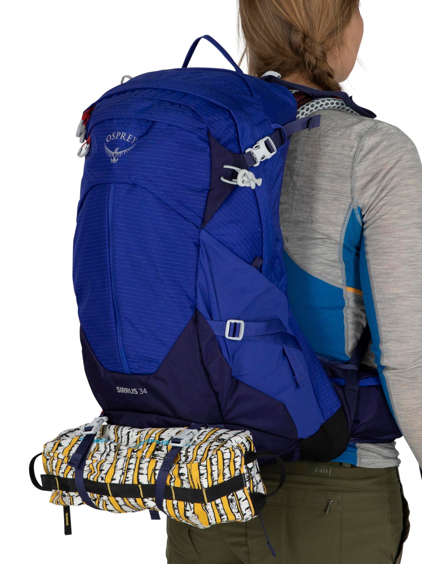 Osprey Sirrus 34L Women's Hiking Backpack, Tunnel Vision Grey