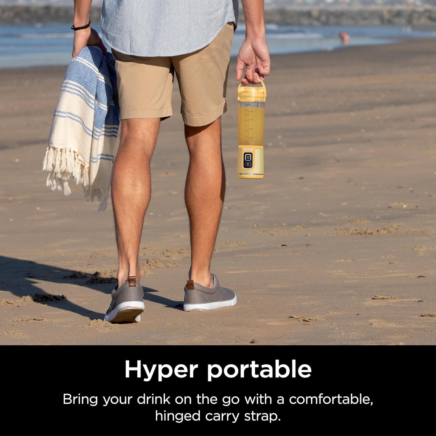 Ninja Blast Portable Blender - Cordless 18oz Personal Blender for Smoothies & Shakes | BPA-Free, USB-C Rechargeable, Leakproof Lid