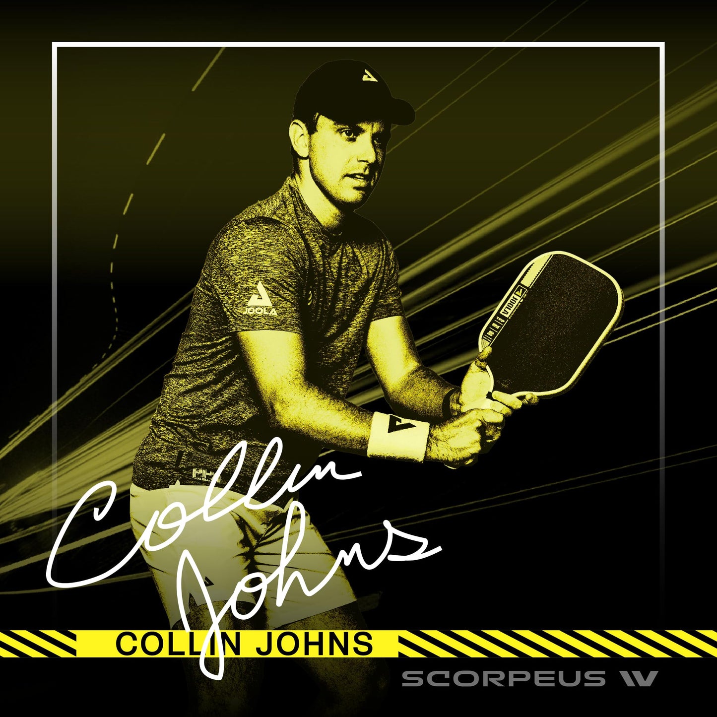 JOOLA Collin Johns Scorpeus Pro IV 16mm Pickleball Paddle - Tech Flex Power - Elongated Shape - Reach - Propulsion Core Increases Power & Touch - UPA-A Certified - USAP Approved - NFC Chip Enabled.