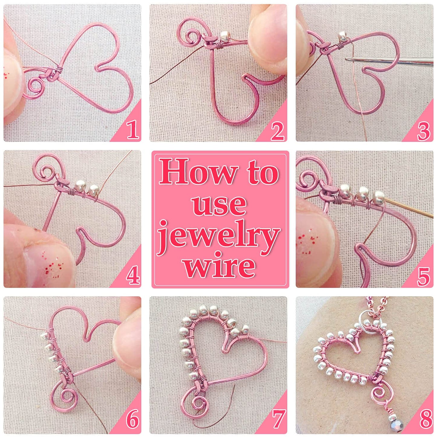 20 Gauge Jewelry Wire for Jewelry Making, Evatage 6 Rolls Craft Wire Tarnish Resistant Copper Beading Wire for Jewelry Making Supplies and Crafts