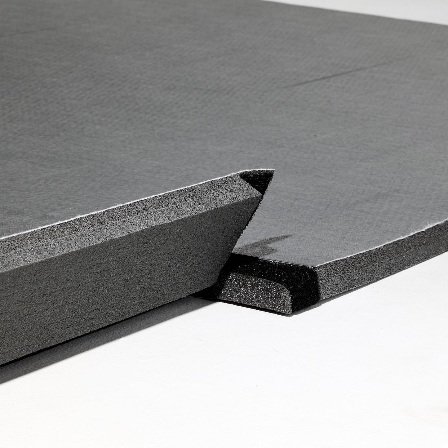 Dollamur 10'x10'x1.25" Jiu-Jitsu Mat, Charcoal Gray, Tatami, FLEXI-Connect®