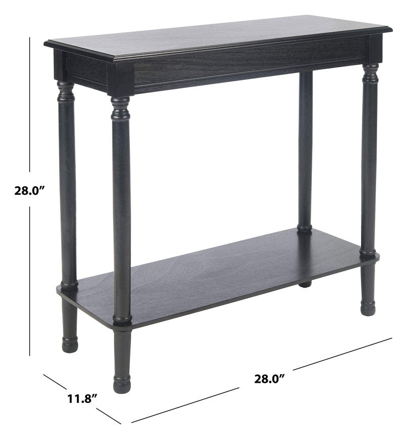 Safavieh Home Collection Tinsley Greige Rectangular Bottom Shelf Console Table