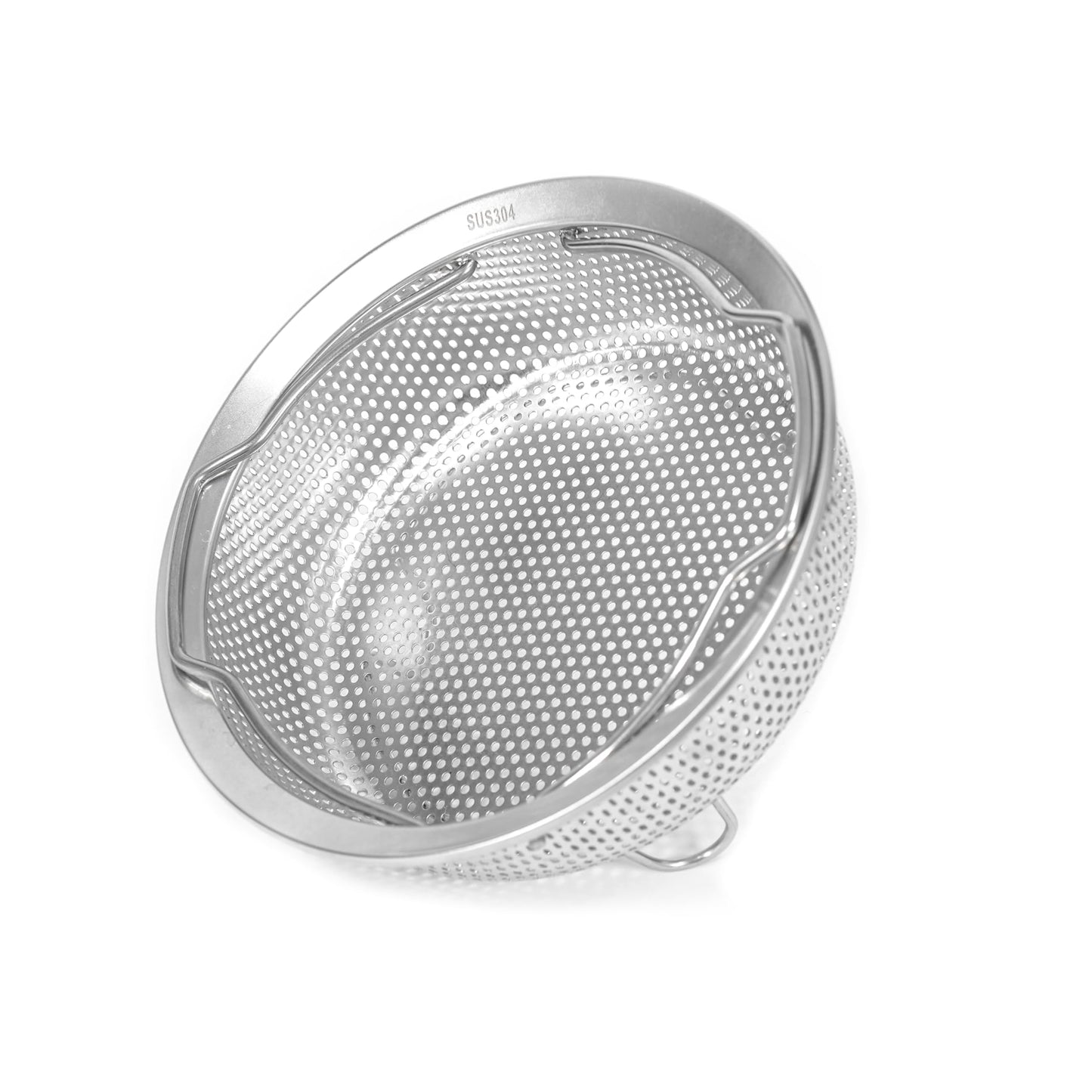 ICEICE Stainless Steel Steamer Basket - Vegetable & Dumpling Steamer Insert for Pots, Instant Pot Accessories with Handles & Feet, Multi-Purpose Mesh Strainer for Cooking, Fruits (Silvery, Small)