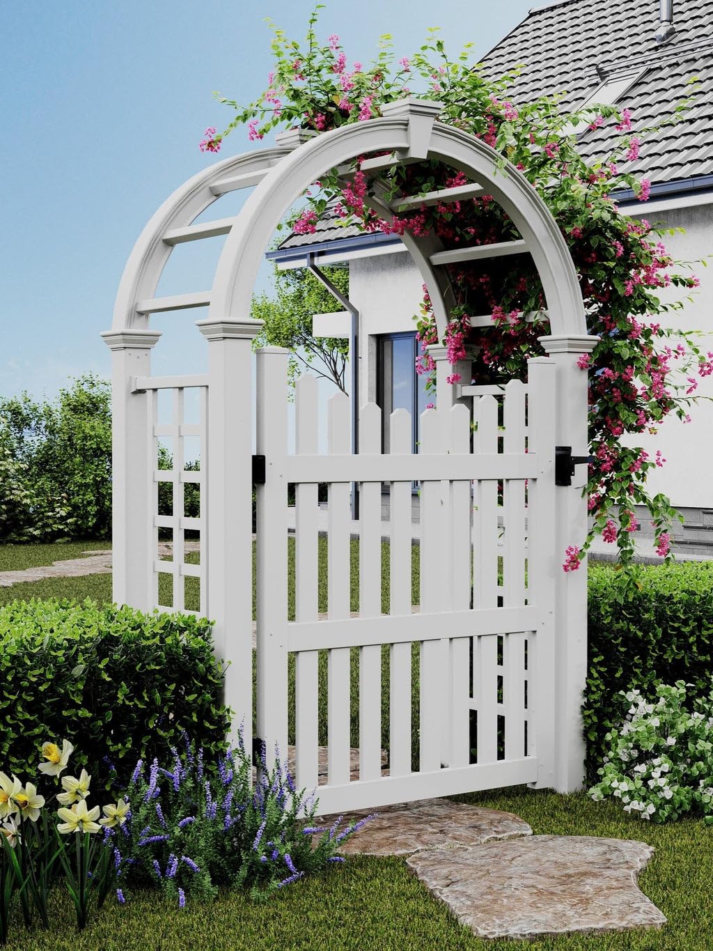 Nantucket Deluxe Arbor with 60" Gate