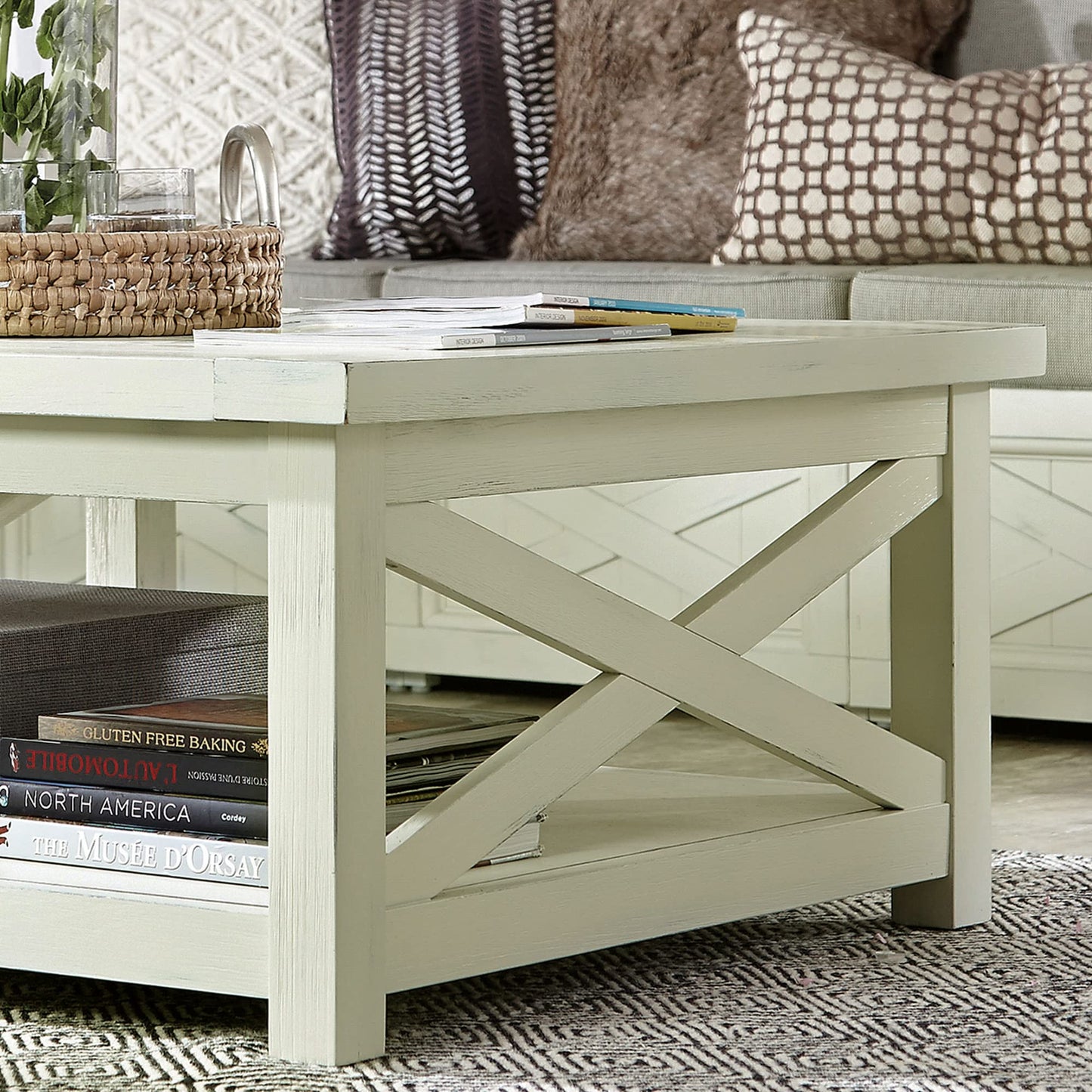 Homestyles Seaside Lodge Off-White Coffee Table
