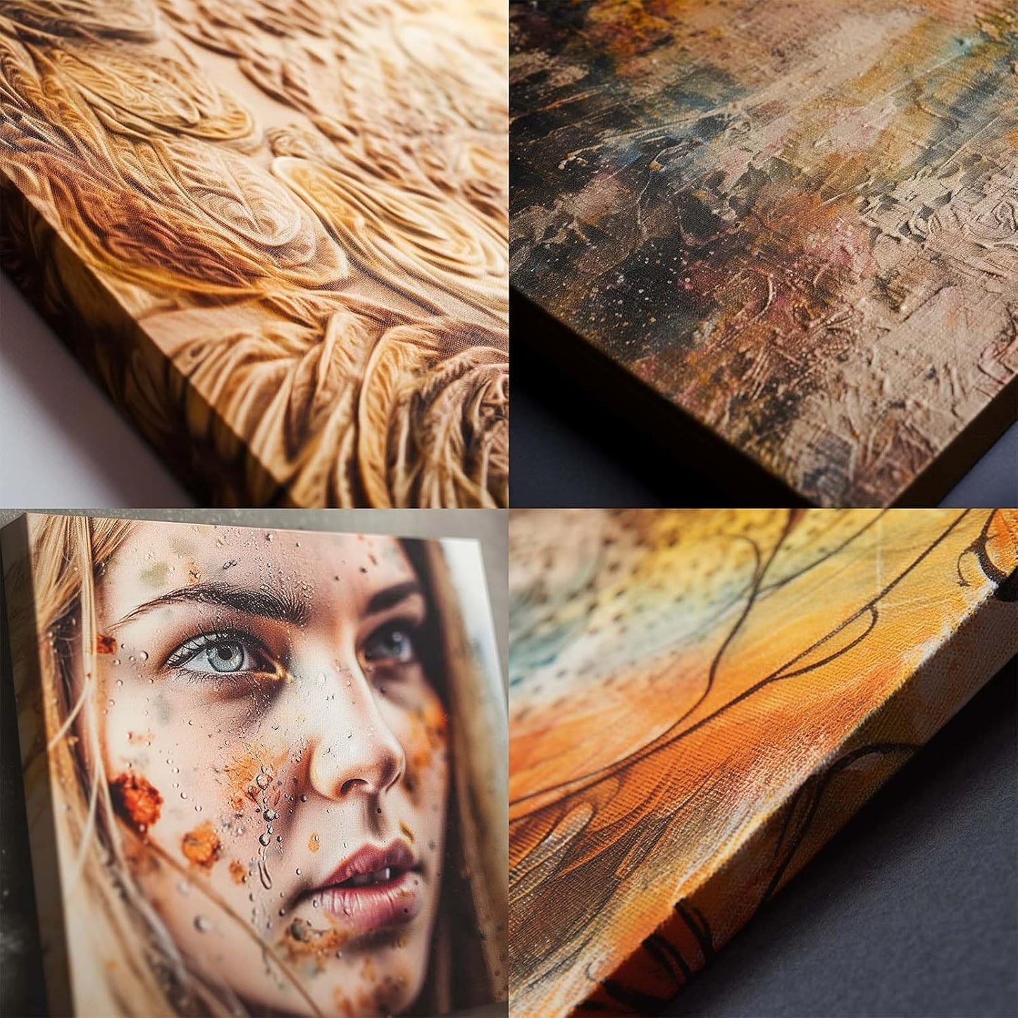 P&L ART Personalized Custom Canvas Prints - Transform Your Photos into Stunning Wall Art | 12x16 Framed Decor