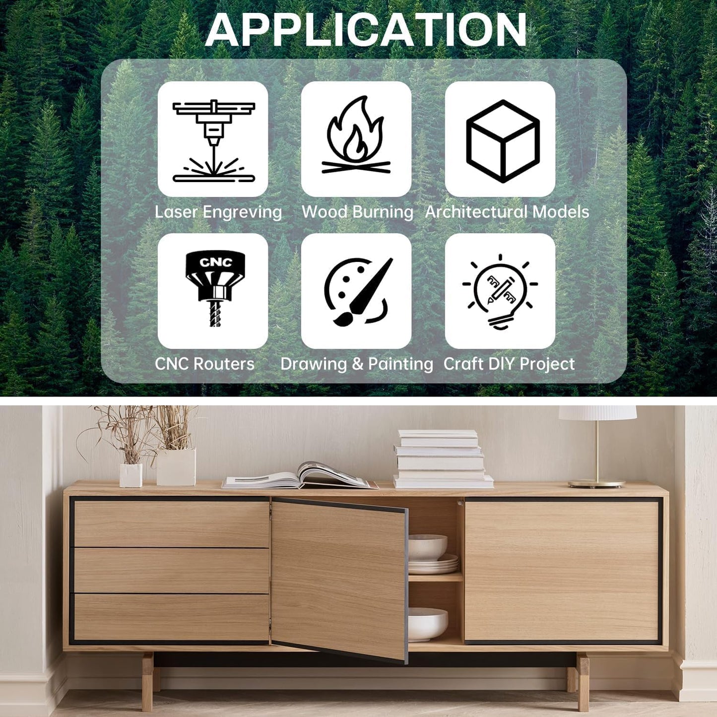 6 Pack Plywood Sheets, 8" x 11.8"x 0.2" Basswood Sheets, 5mm Basswood Craft Wood Sheet, Unfinished Wood Boards Blanks for Laser Cutting, Engraving, Burning, Crafts (21 * 30 * 0.5cm)