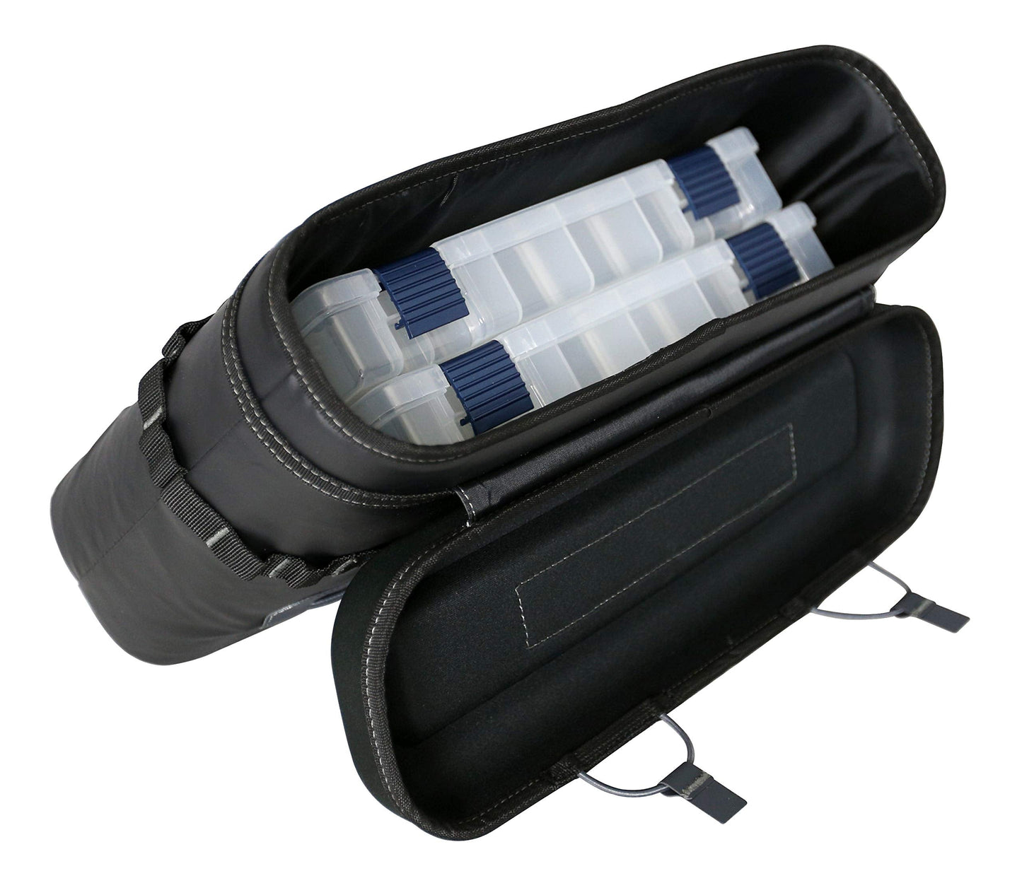 Perception Kayaks Outlaw 11.5 Moss Camo Sit on Top Fishing Kayak + Saddle Bag Tackle Storage System