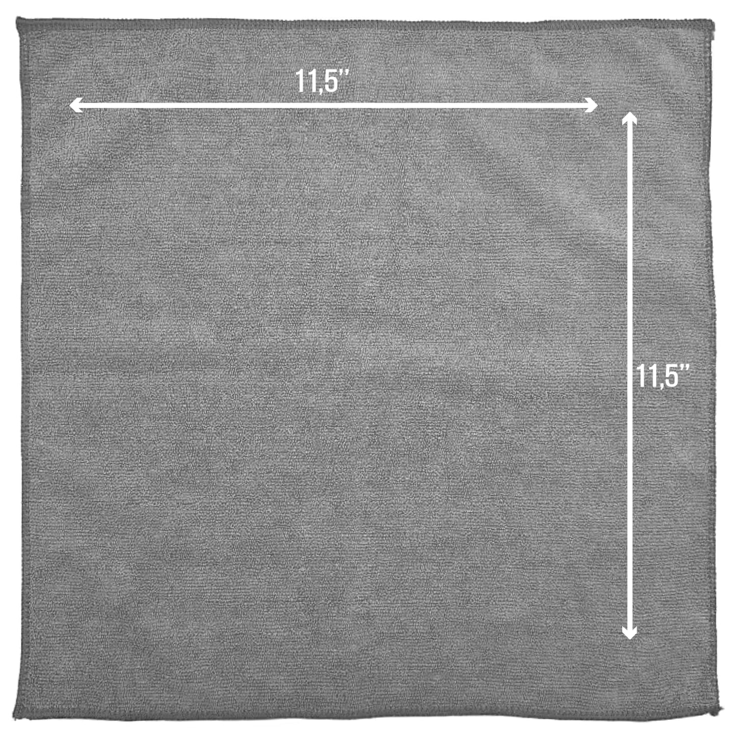 GREEN LIFESTYLE Microfiber Cleaning Cloth 11.5" x 11.5" 150 Pack - Edgeless Microfiber Towels for Cars, Cleaning Rags, Lint Free Car Microfiber Towel, Reusable Cleaning Cloths for House, Garage (Grey)